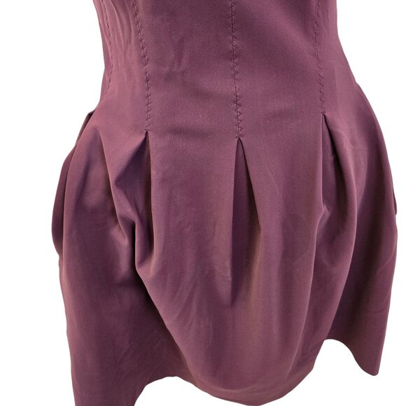 Lululemon Here To There Skater Mini Dress in Bordeaux Drama Size 0 (est) - Picture 7 of 8
